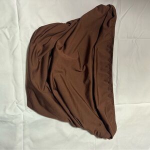 SHEIN Chocolate Brown A-Line Skirt